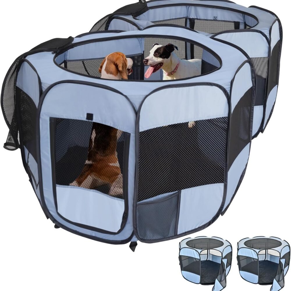 2-in-1 Cat & Dog Playpen