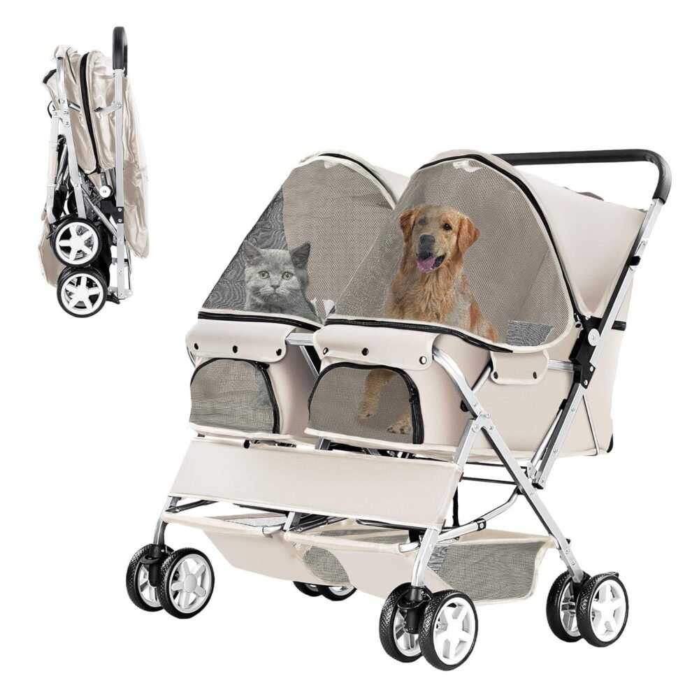 Double Pet Stroller